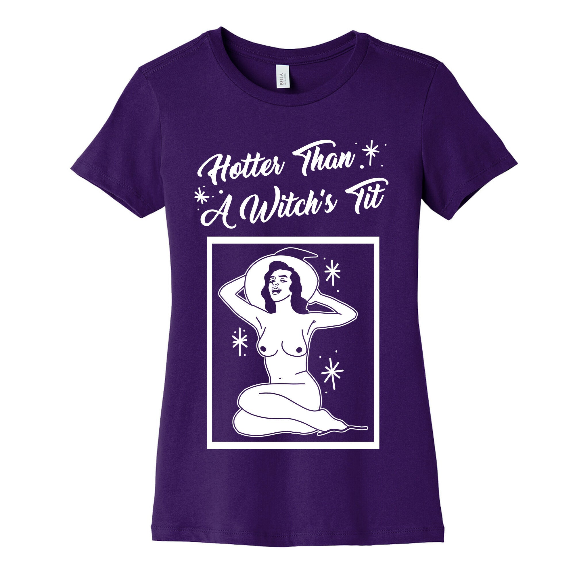 Hotter Than A Witch's Tit Women's Cotton Tee